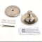 Watco NuFit Push Pull Bath Stopper, 1-Hole Overflow, Silicone Kit Non-Grid Strain, Brushed Nickel 48700-PP-BN - alternate 1